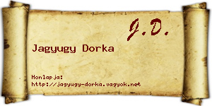 Jagyugy Dorka névjegykártya